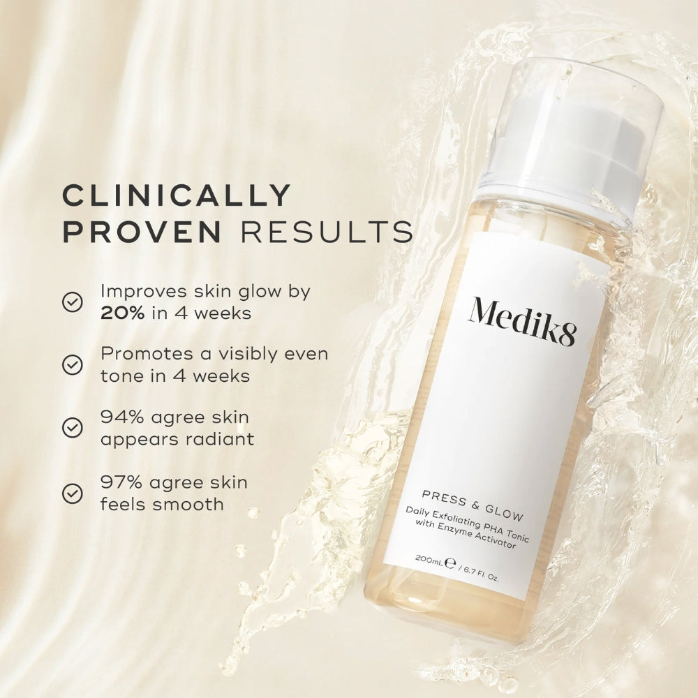 Load image into Gallery viewer, Medik8 Press & Glow Exfoliating Tonic 200ml