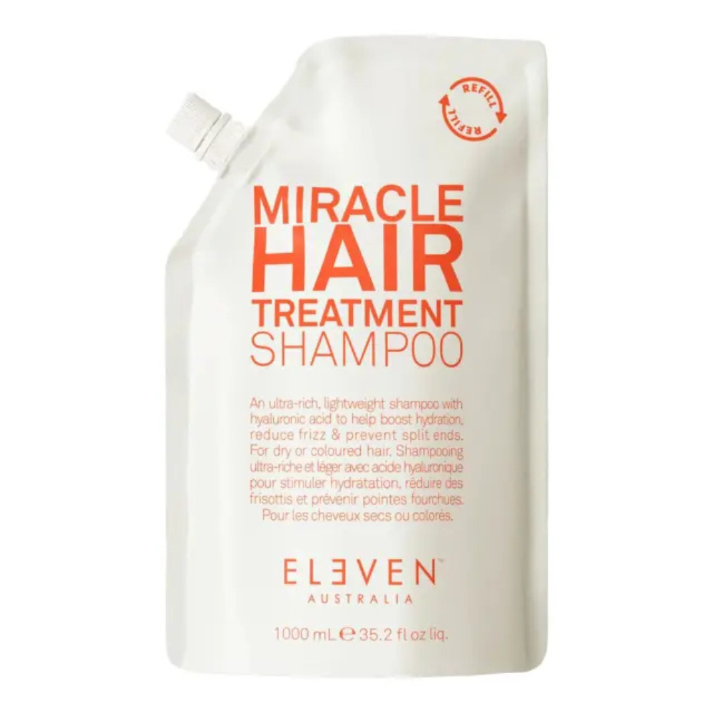 Load image into Gallery viewer, Eleven Australia Miracle Hair Treatment Shampoo Refill Pouch 1000ml

