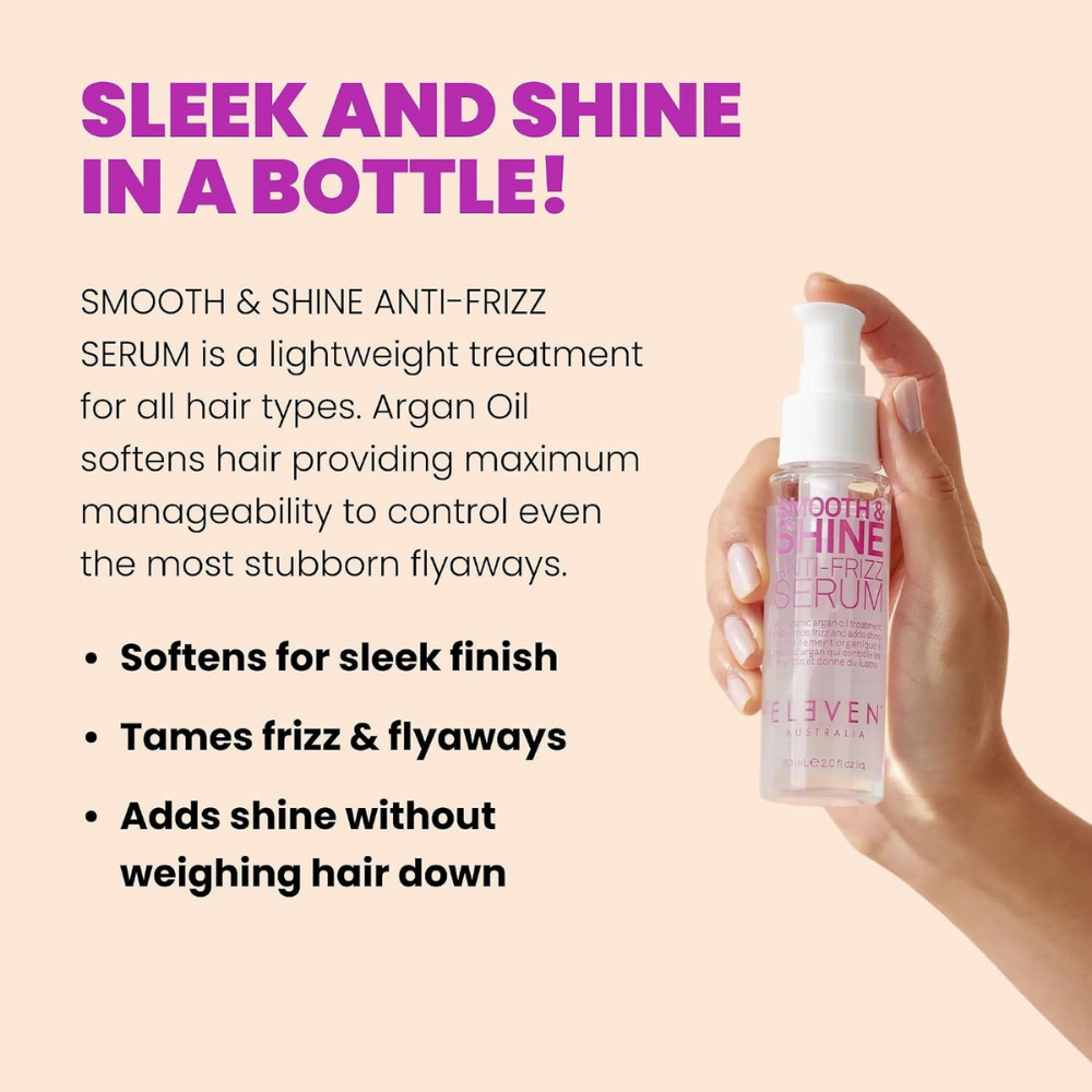 Load image into Gallery viewer, Eleven  Australia Smooth &amp; Shine Anti-Frizz Serum 60ml
