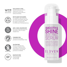 Load image into Gallery viewer, Eleven  Australia Smooth &amp; Shine Anti-Frizz Serum 60ml
