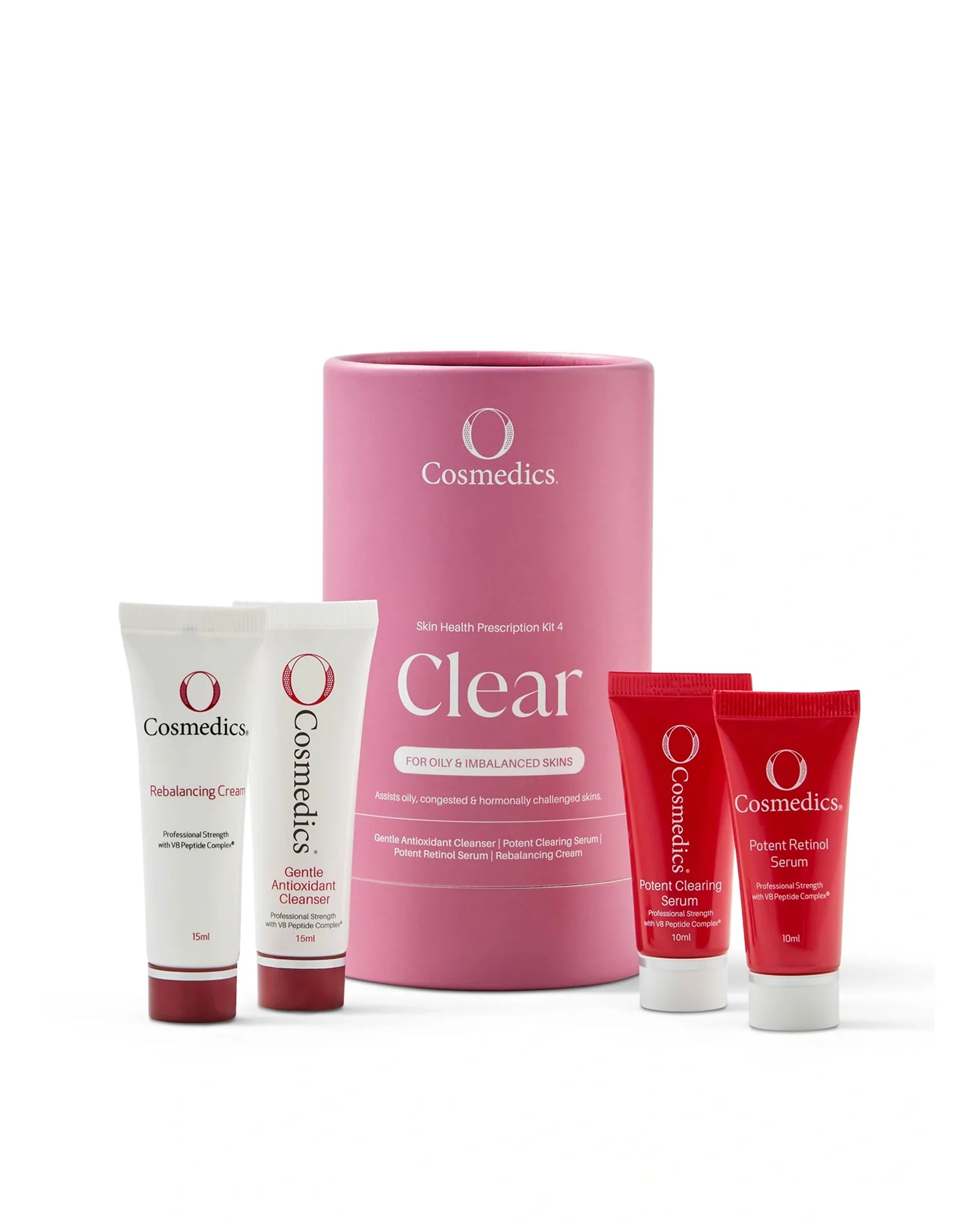 Load image into Gallery viewer, O Cosmedics Skin Health Prescription Kit #4 Clear
