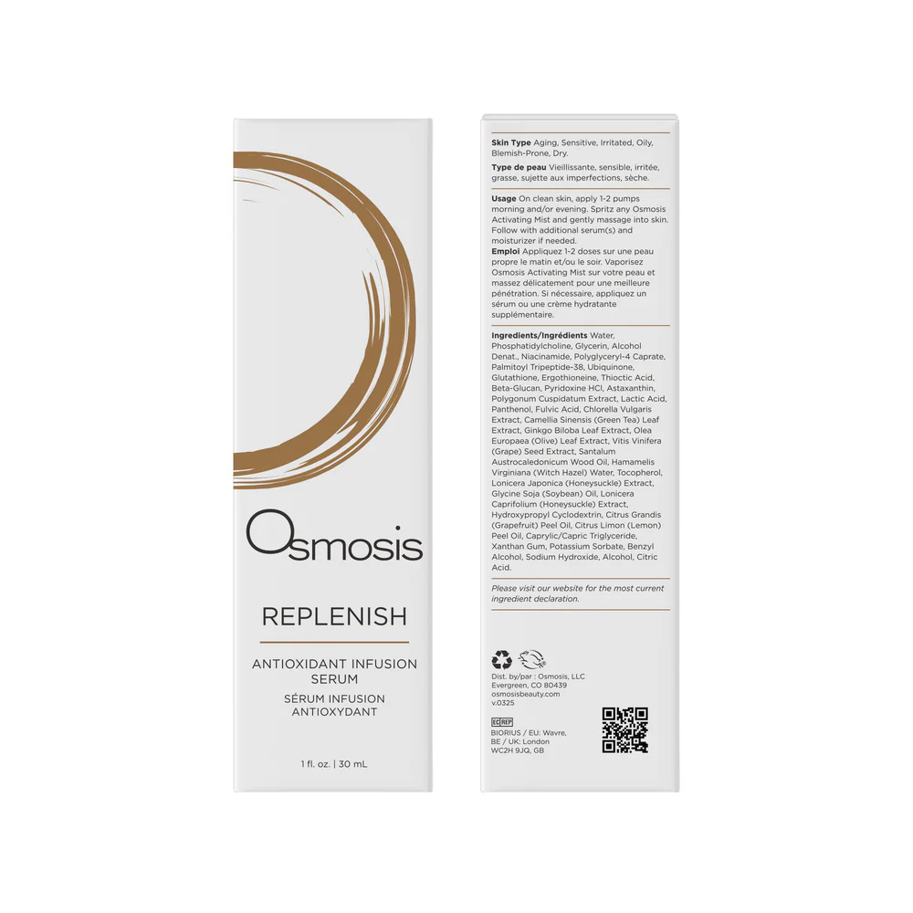 Load image into Gallery viewer, Osmosis Replenish Antioxidant Infusion Serum 30ml
