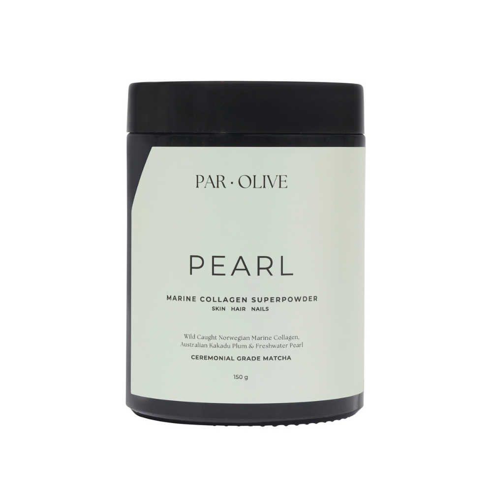 Load image into Gallery viewer, Par Olive - Pearl Marine Collagen Superpowder (Japanese Matcha)
