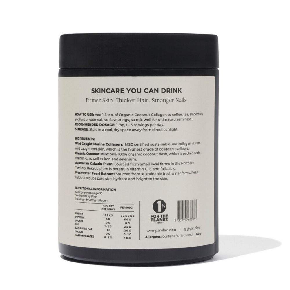 Load image into Gallery viewer, Par Olive - Pearl Marine Collagen Superpowder (Organic Coconut)
