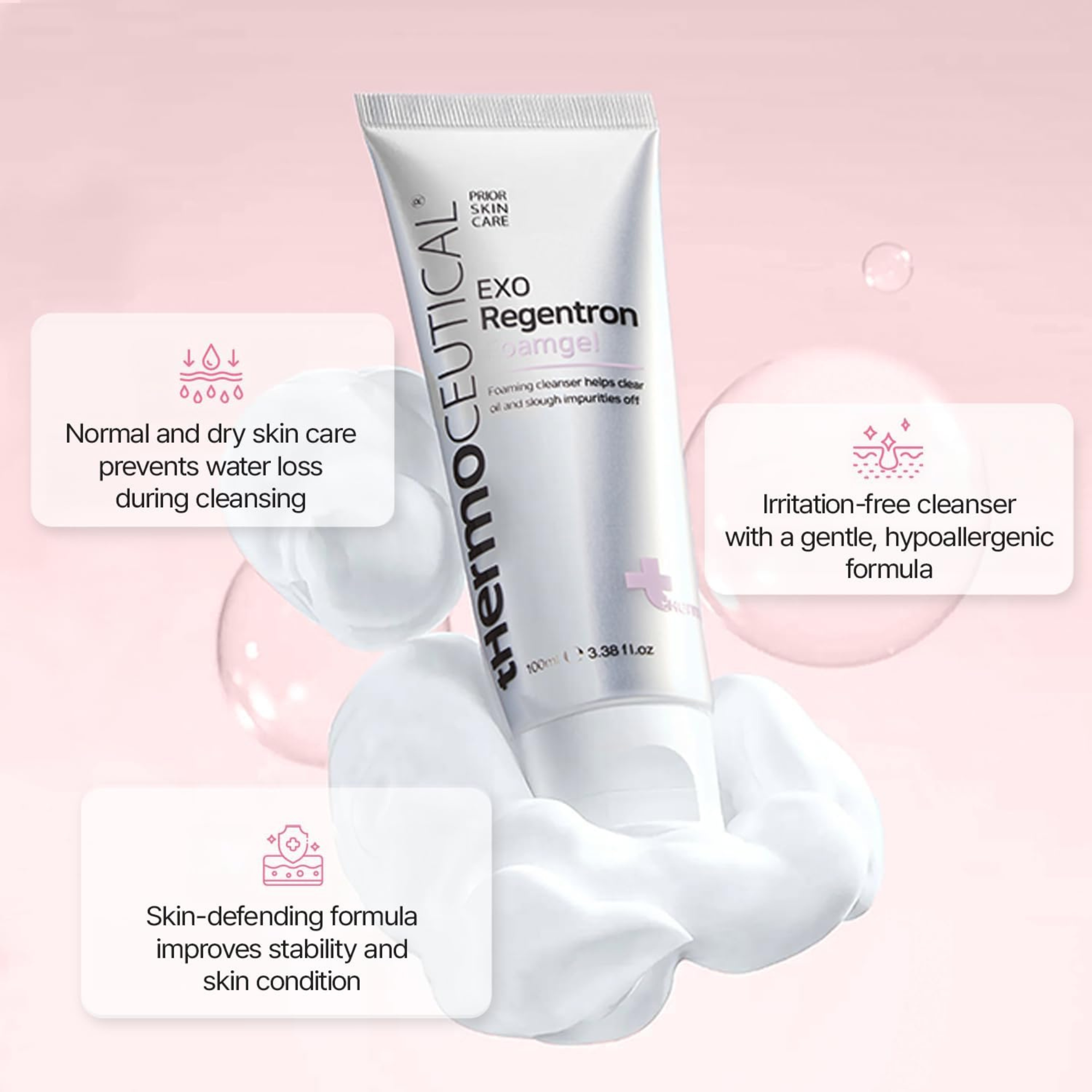 ThermoCeutical EXO Regentron Foamgel 100ml – Skinluxe ThermoCeutical EXO Regentron Foamgel 100ml – Skinluxe