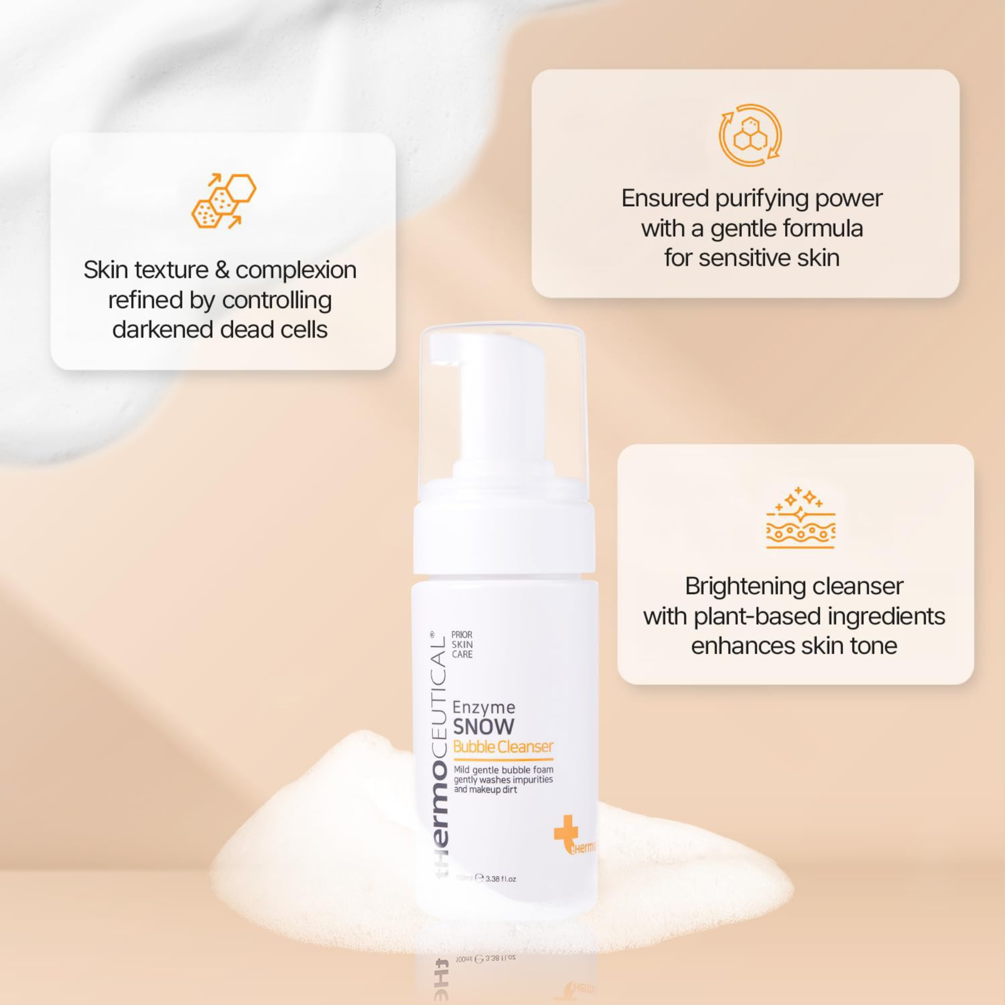 Load image into Gallery viewer, ThermoCeutical Enzyme Snow Bubble Cleanser 100 ml
