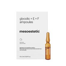Load image into Gallery viewer, Mesoestetic Glycoclic Acid E + F Ampoules 10 x 2ml
