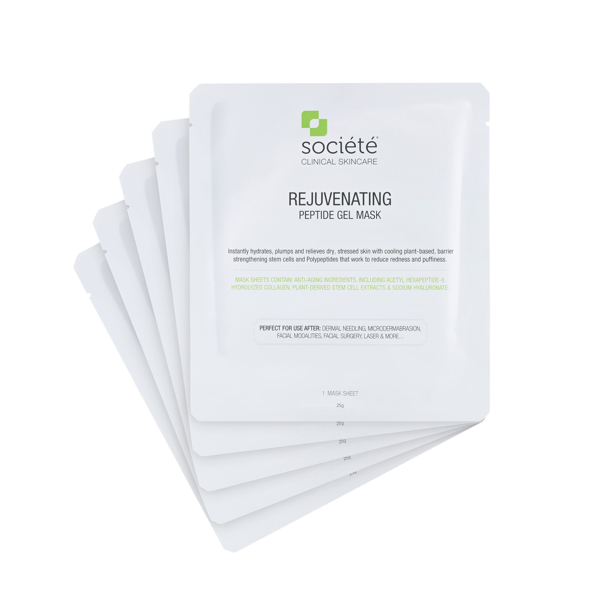 Load image into Gallery viewer, Societe Rejuvenating Peptide Gel Mask Sheet
